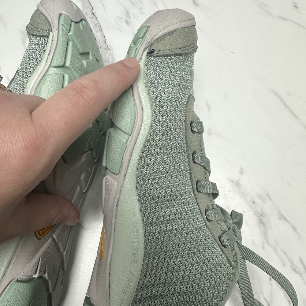 KEEN Hush Knit CNX Green Sneakers 1020372 Women Size 8.5 Contour Arch - Picture 9 of 13
